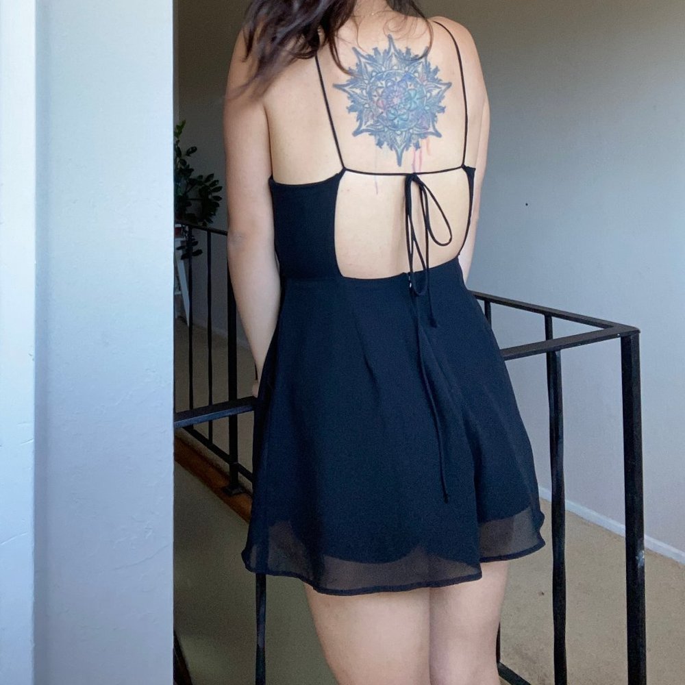 Urban Outfitters Black Romper with pockets (Sz M)